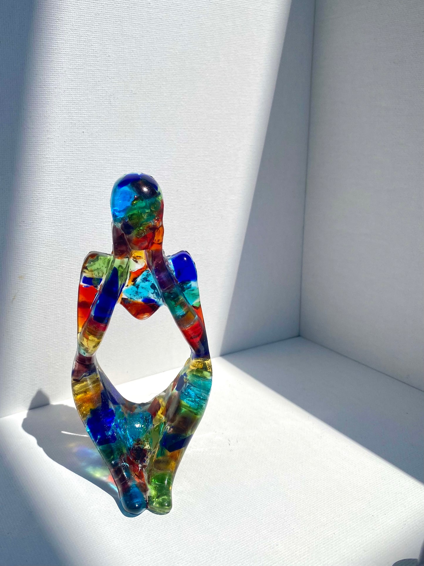 Spectrum of Color - Recycled Glass Figurine