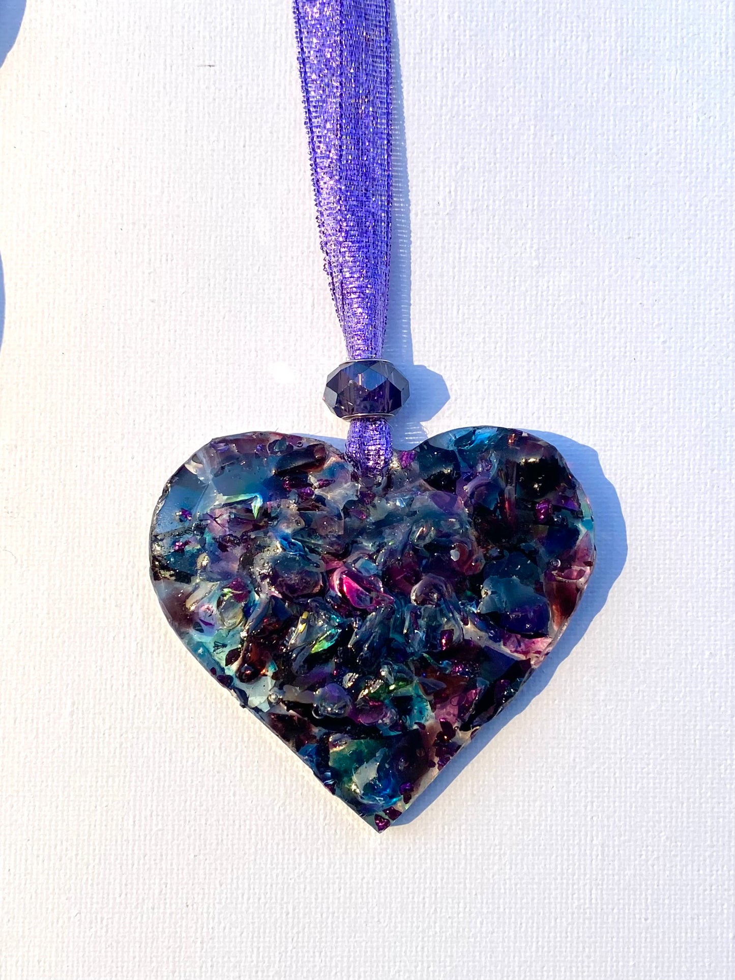 Dark Unicorn Perfectly Imperfect Heart Ornament