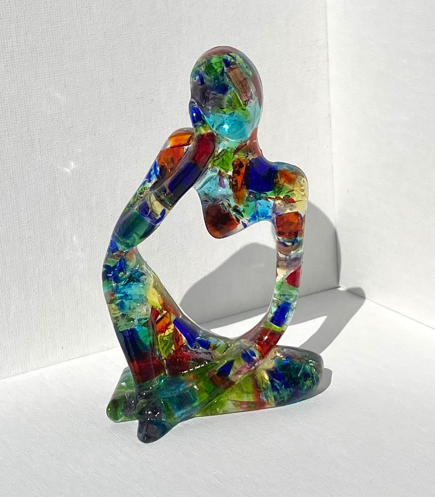 Spectrum of Color - Autism Awareness - Recycled Glass Figurine