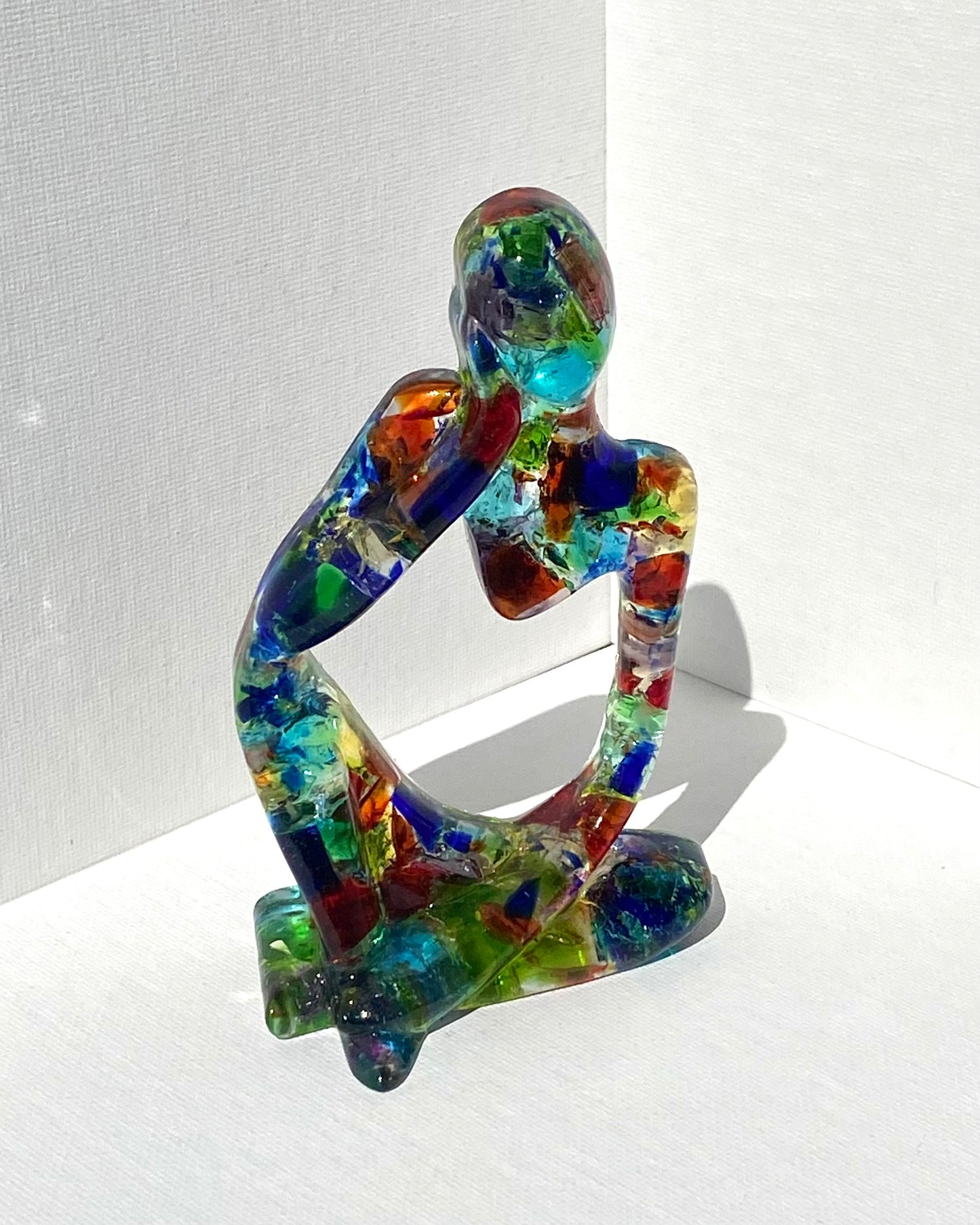 Spectrum of Color - Autism Awareness - Recycled Glass Figurine