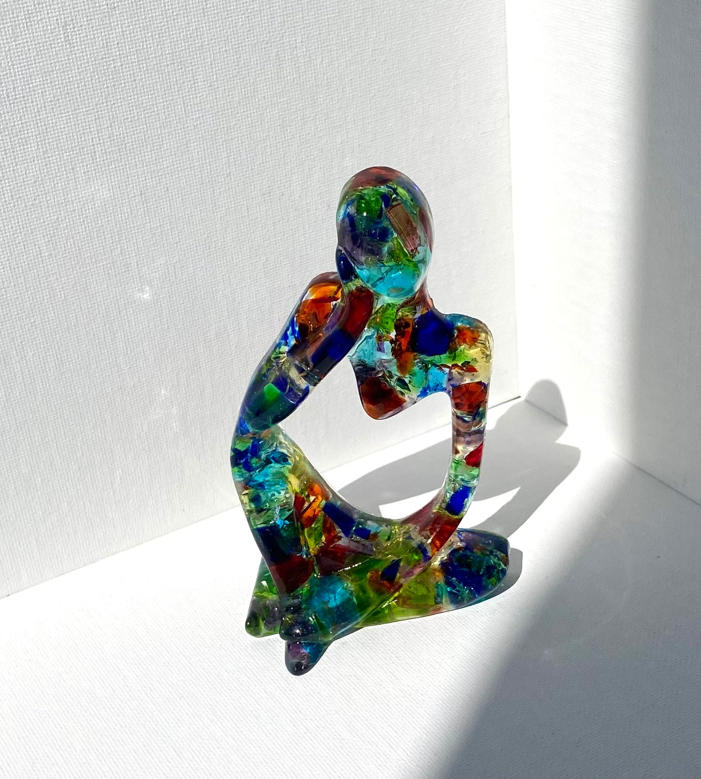 Spectrum of Color - Autism Awareness - Recycled Glass Figurine