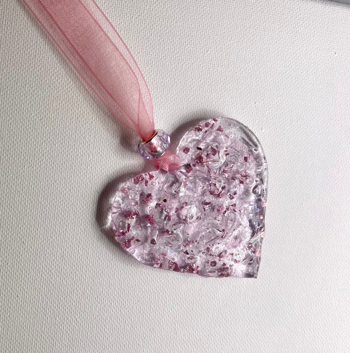 Princess Pink Perfectly Imperfect Heart with Heart Ornament