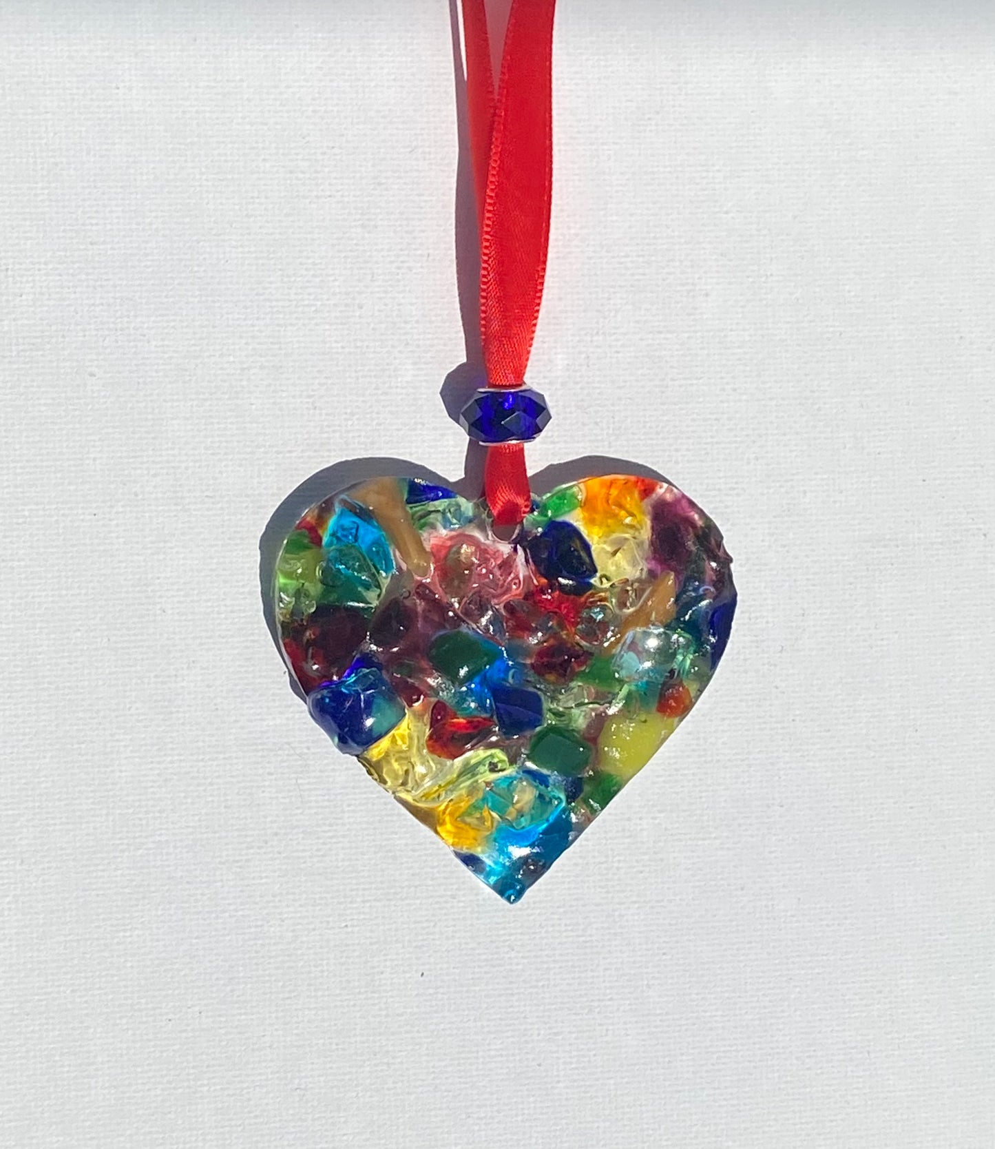 Spectrum of Color Perfectly Imperfect Heart Ornament