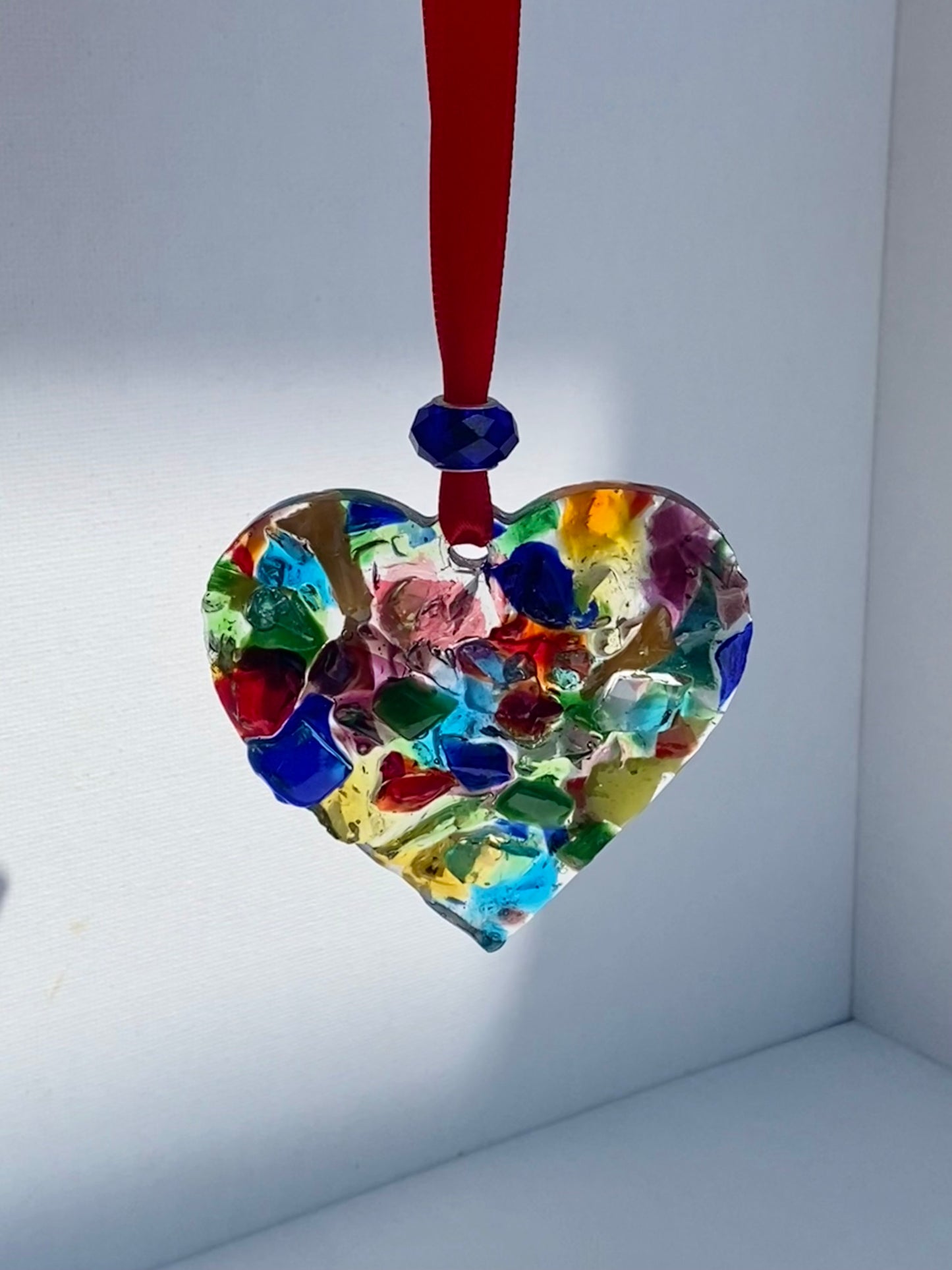 Spectrum of Color Perfectly Imperfect Heart Ornament