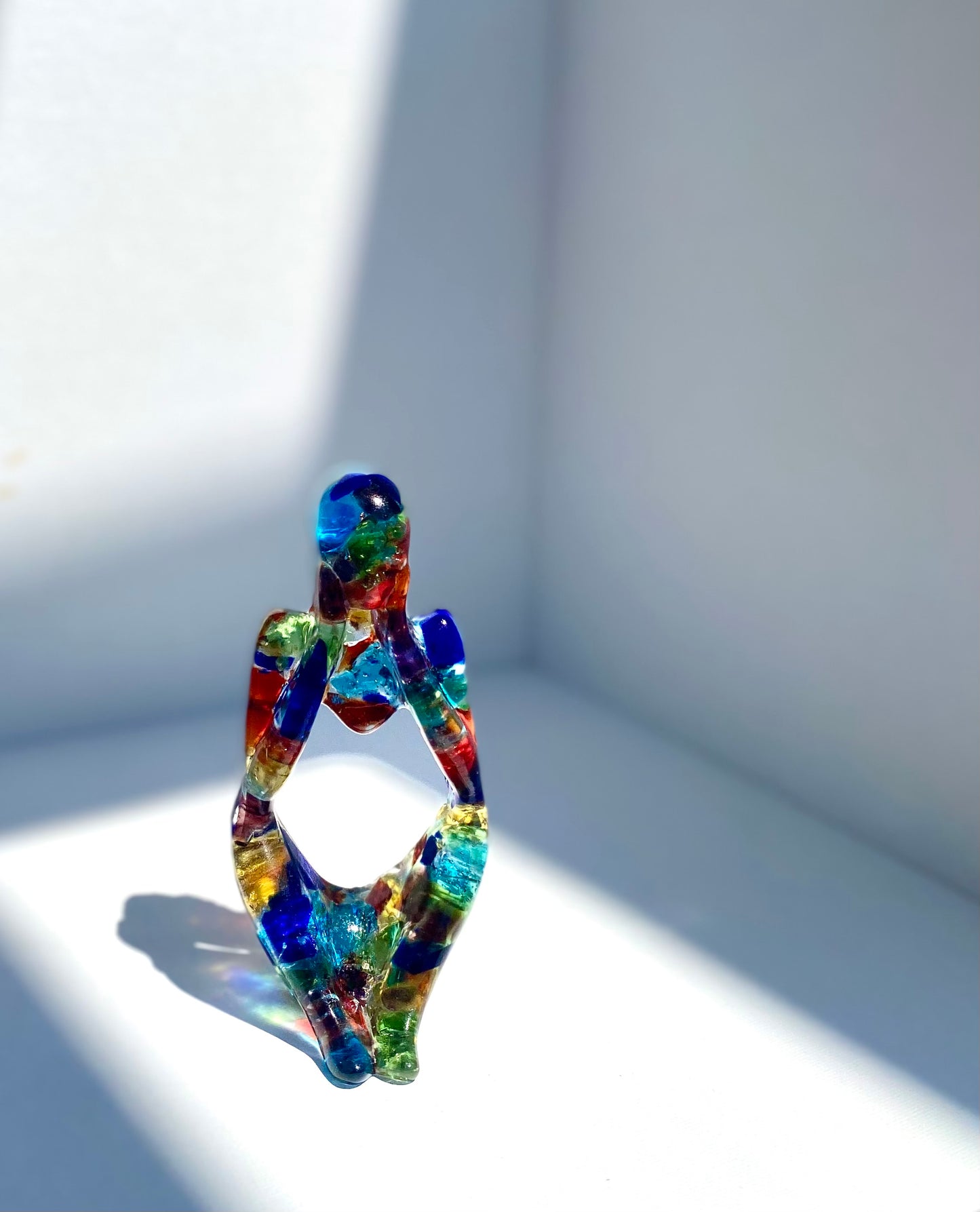 Spectrum of Color - Recycled Glass Figurine