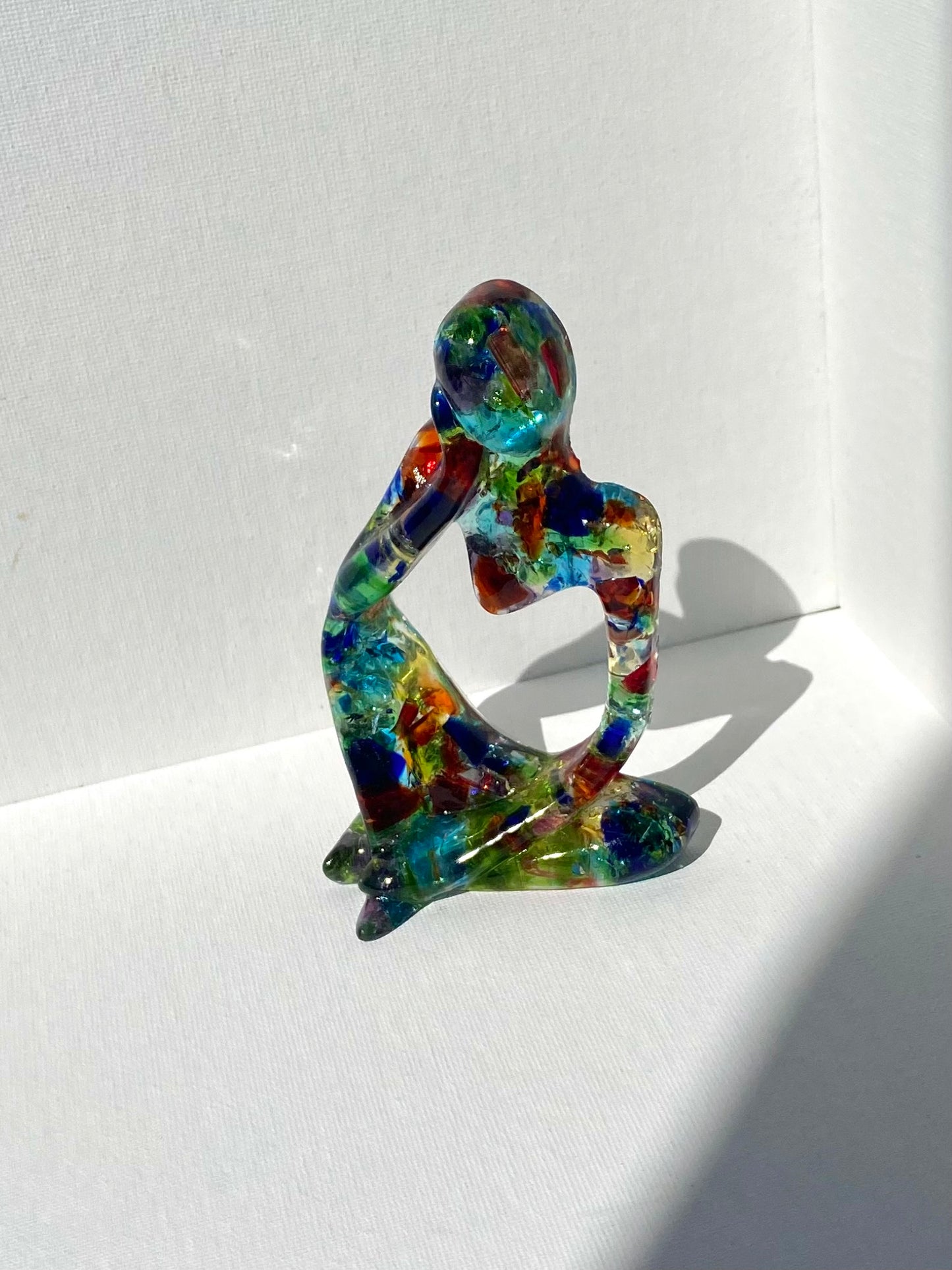 Spectrum of Color - Autism Awareness - Recycled Glass Figurine