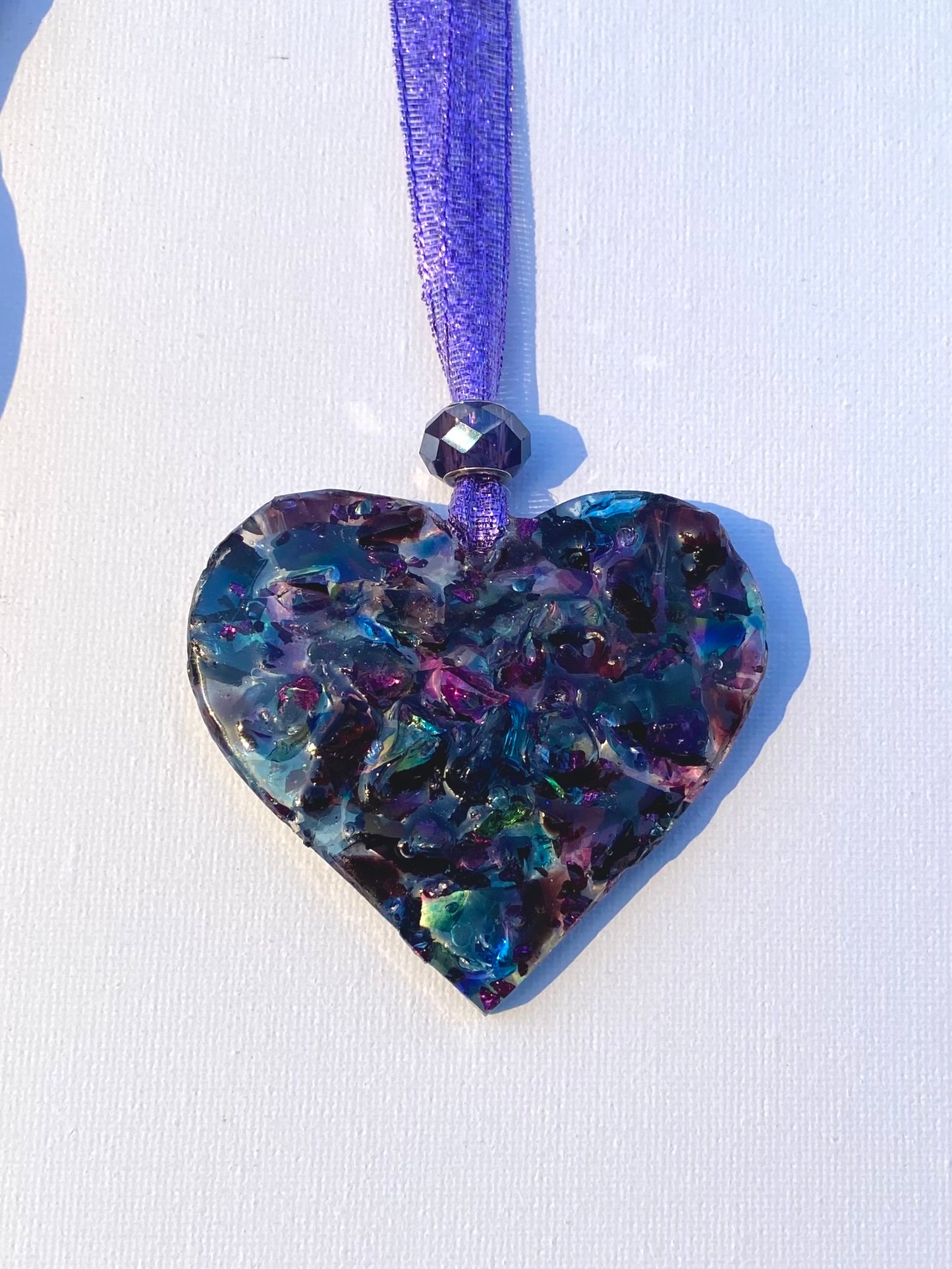 Dark Unicorn Perfectly Imperfect Heart Ornament