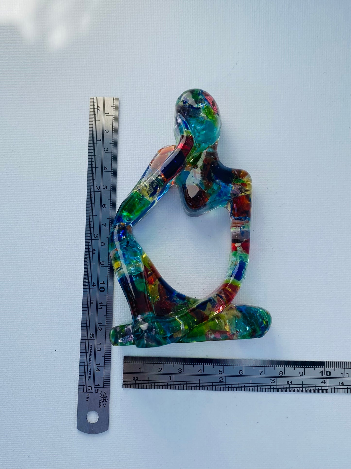 Spectrum of Color - Autism Awareness - Recycled Glass Figurine