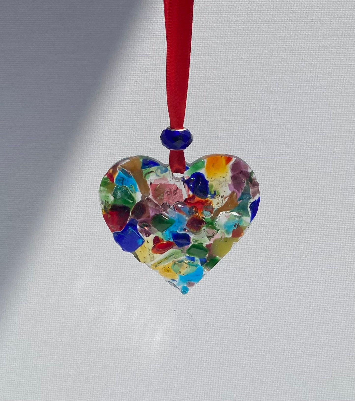 Spectrum of Color Perfectly Imperfect Heart Ornament