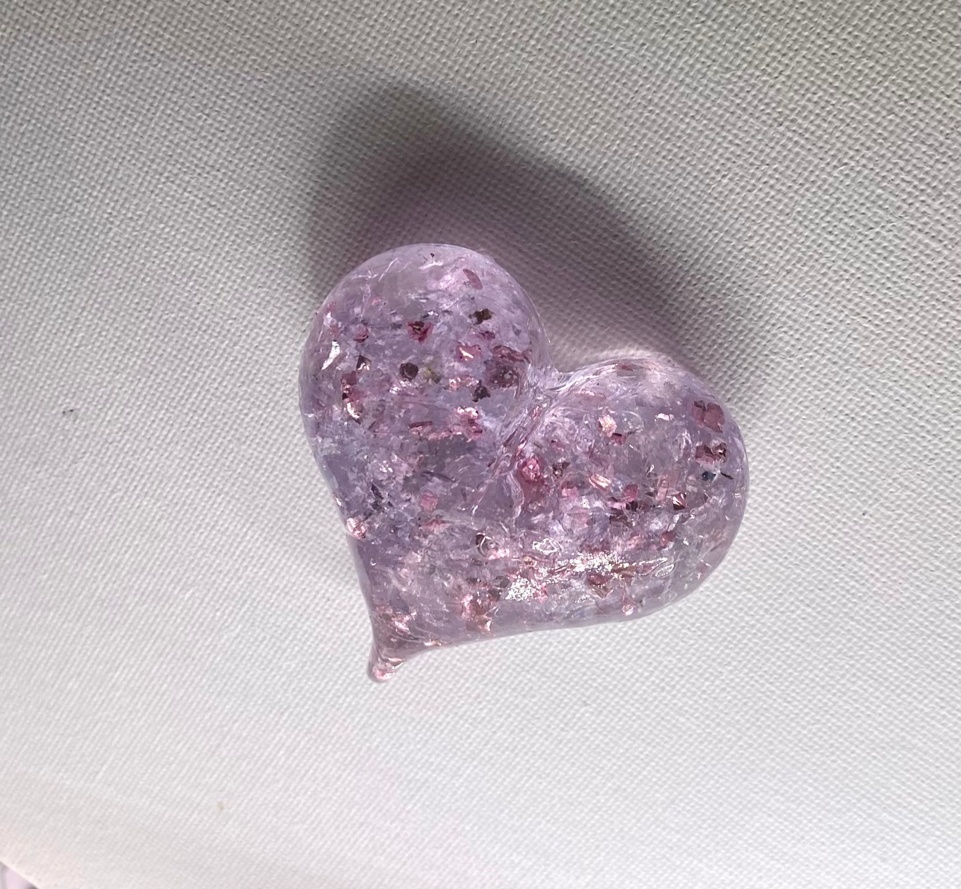 Princess pink heart gift made from recycled glass. Perfect for your favorite princess, birthday gift for daughter, granddaughter, grandma, Mimi, Gigi.