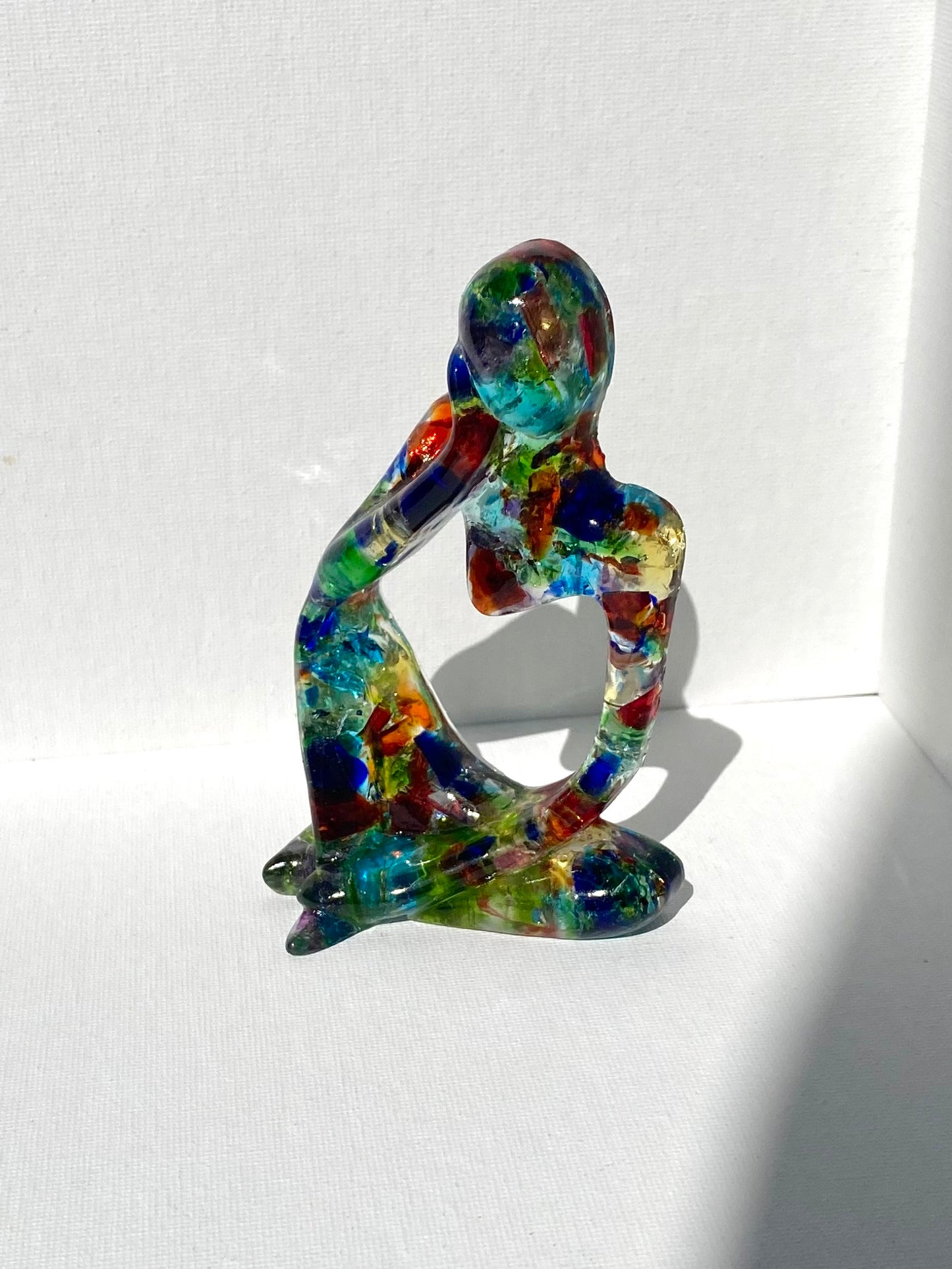 Spectrum of Color - Autism Awareness - Recycled Glass Figurine