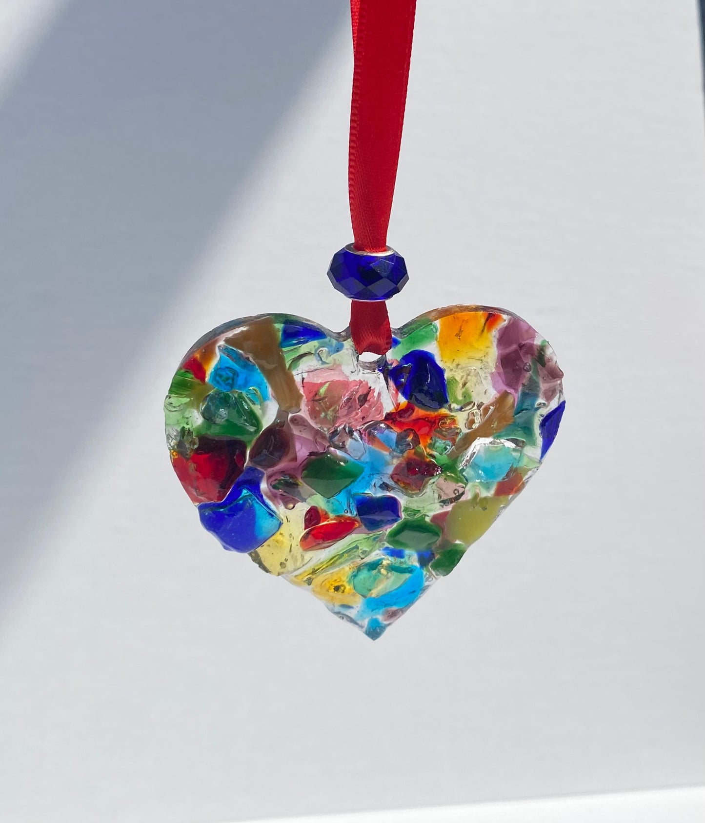 Spectrum of Color Perfectly Imperfect Heart Ornament