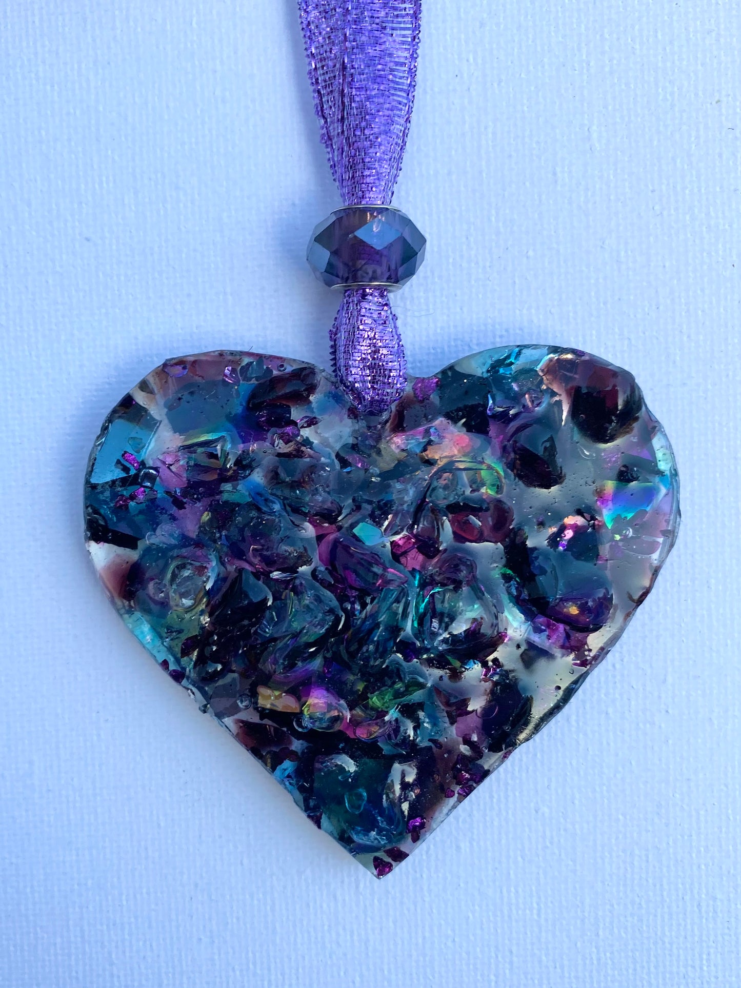 Dark Unicorn Perfectly Imperfect Heart Ornament