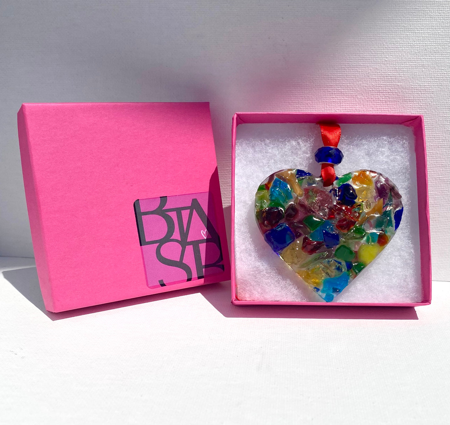 Spectrum of Color Perfectly Imperfect Heart Ornament