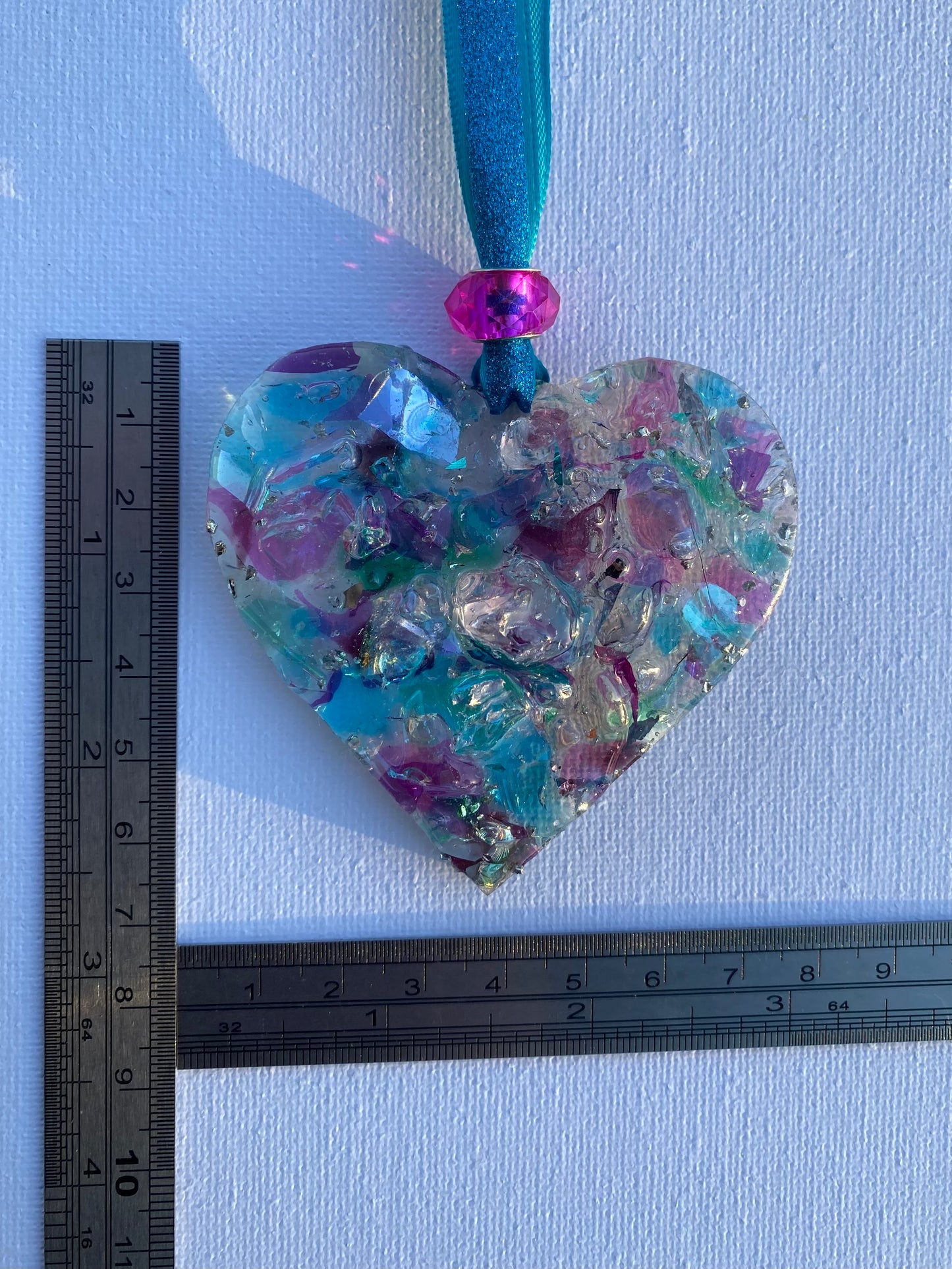 Bright Unicorn Perfectly Imperfect Heart Ornament