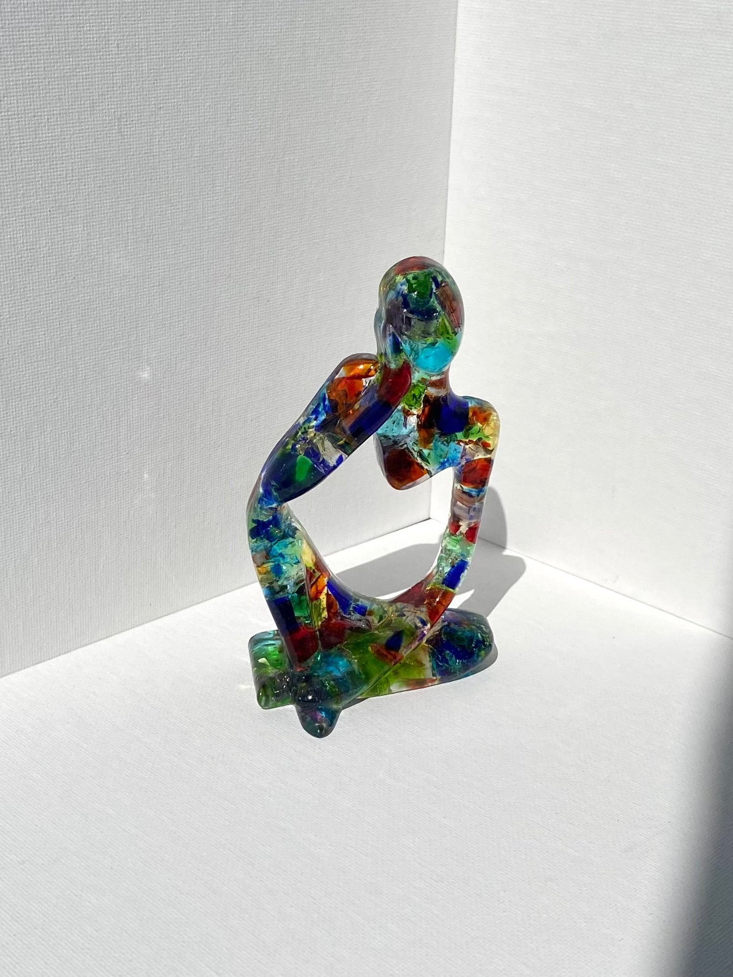 Spectrum of Color - Autism Awareness - Recycled Glass Figurine