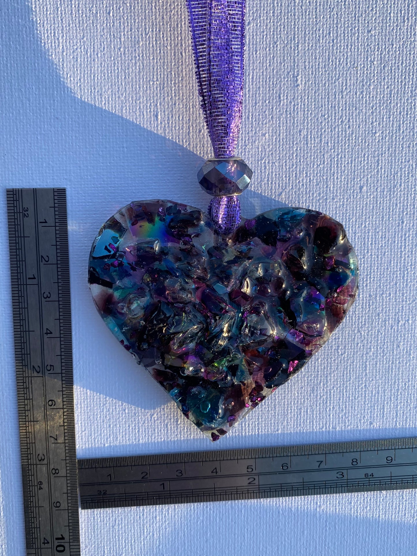 Dark Unicorn Perfectly Imperfect Heart Ornament