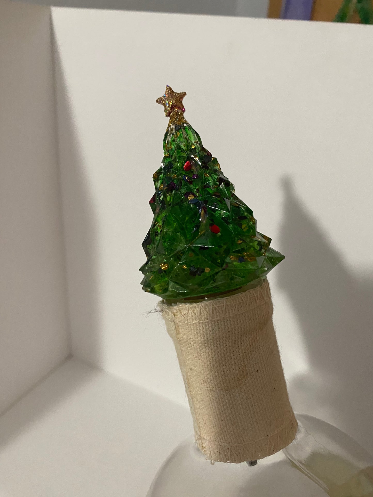 Christmas Tree Bottle Stopper - Holiday Gift