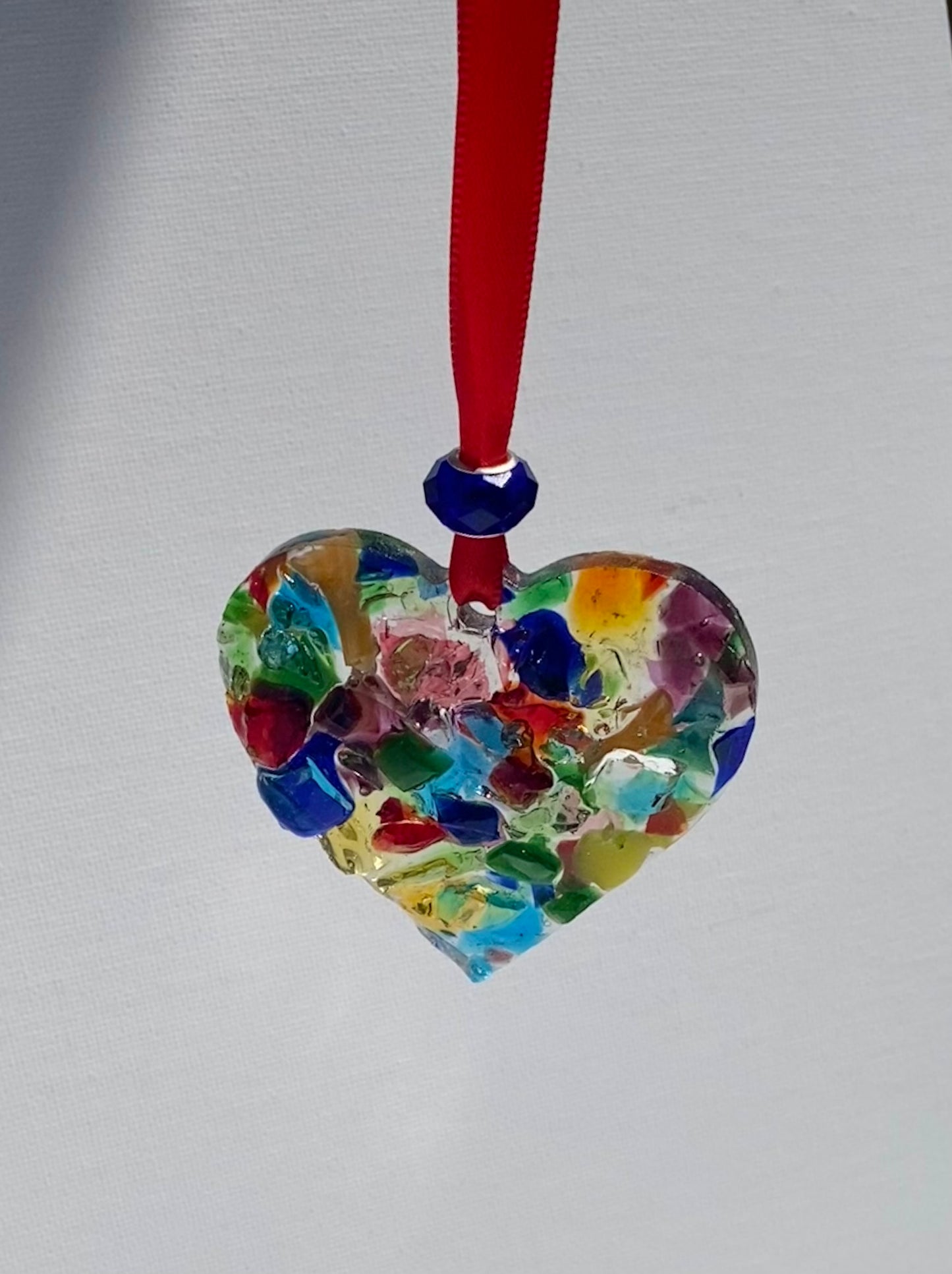 Spectrum of Color Perfectly Imperfect Heart Ornament