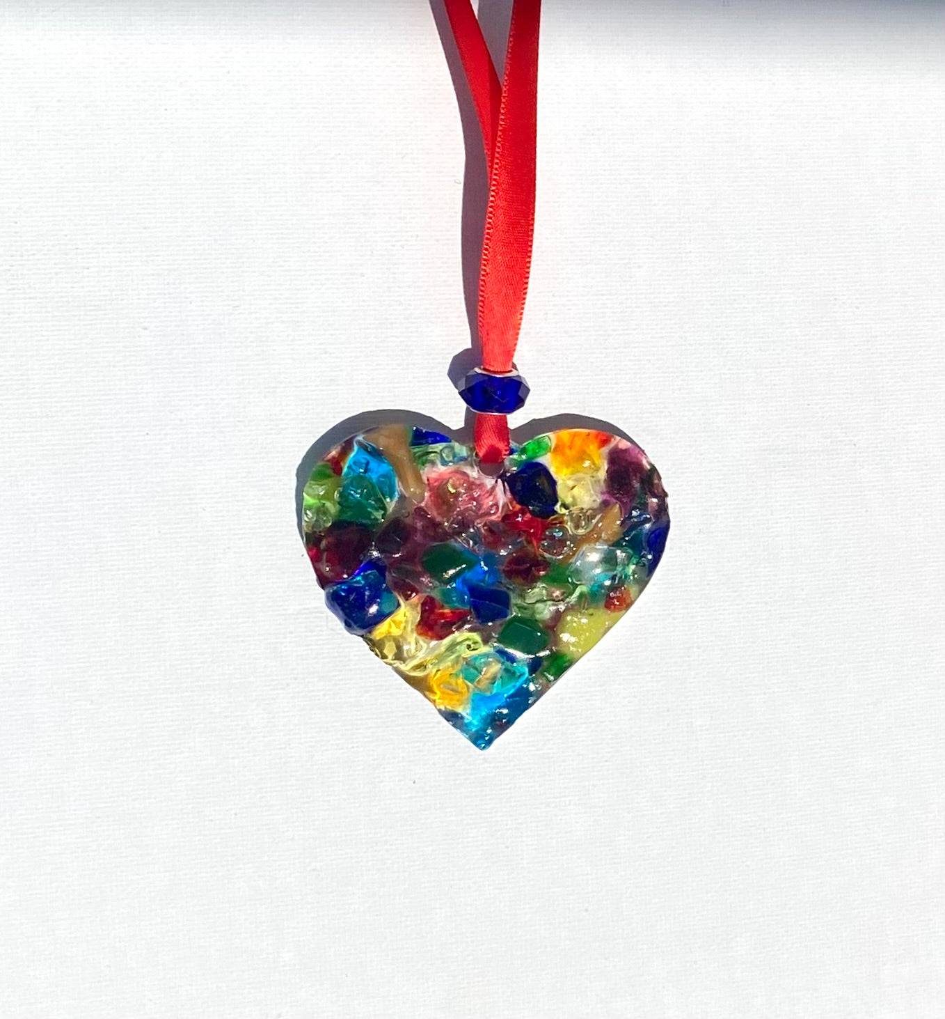 Spectrum of Color Perfectly Imperfect Heart Ornament