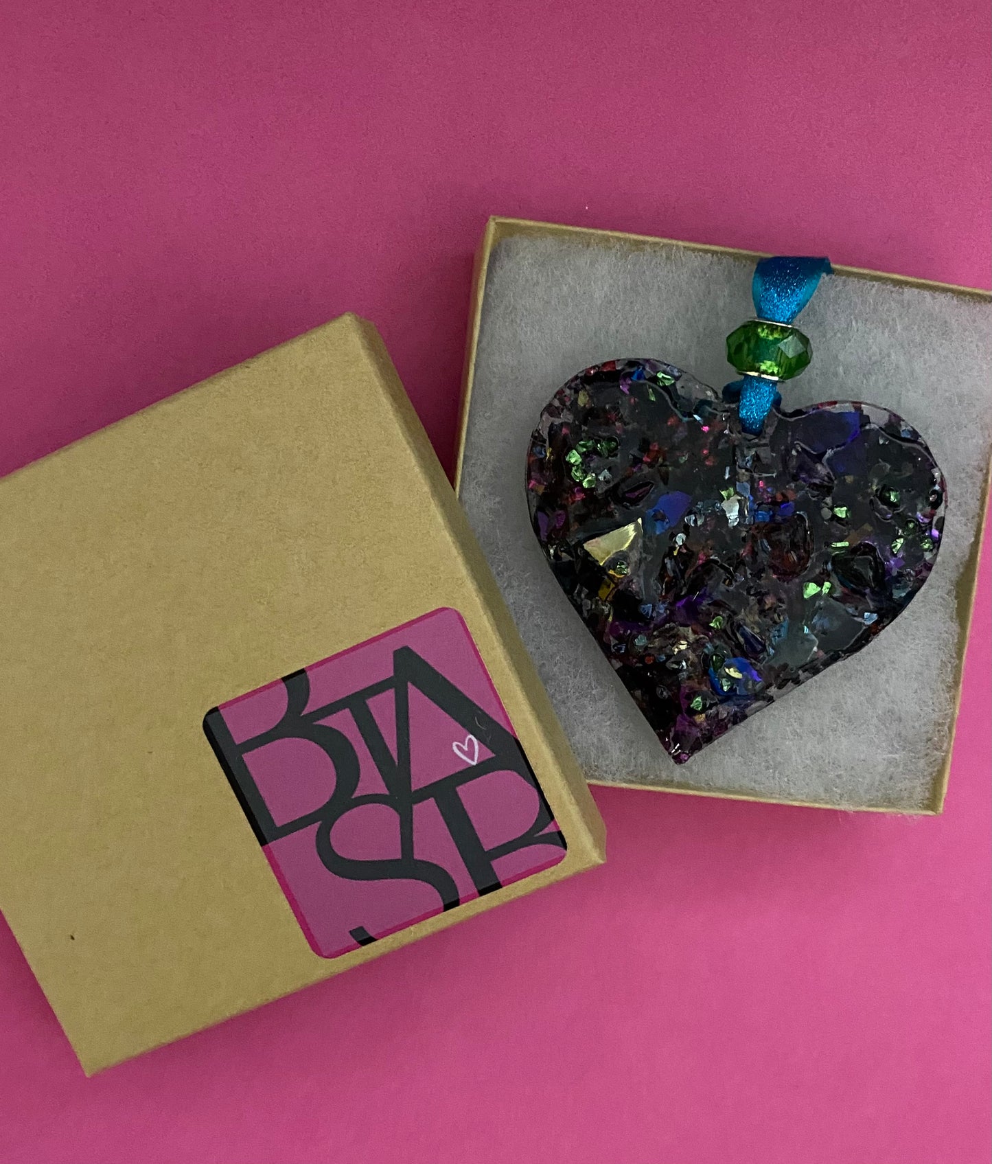 Dark Unicorn Perfectly Imperfect Heart Ornament