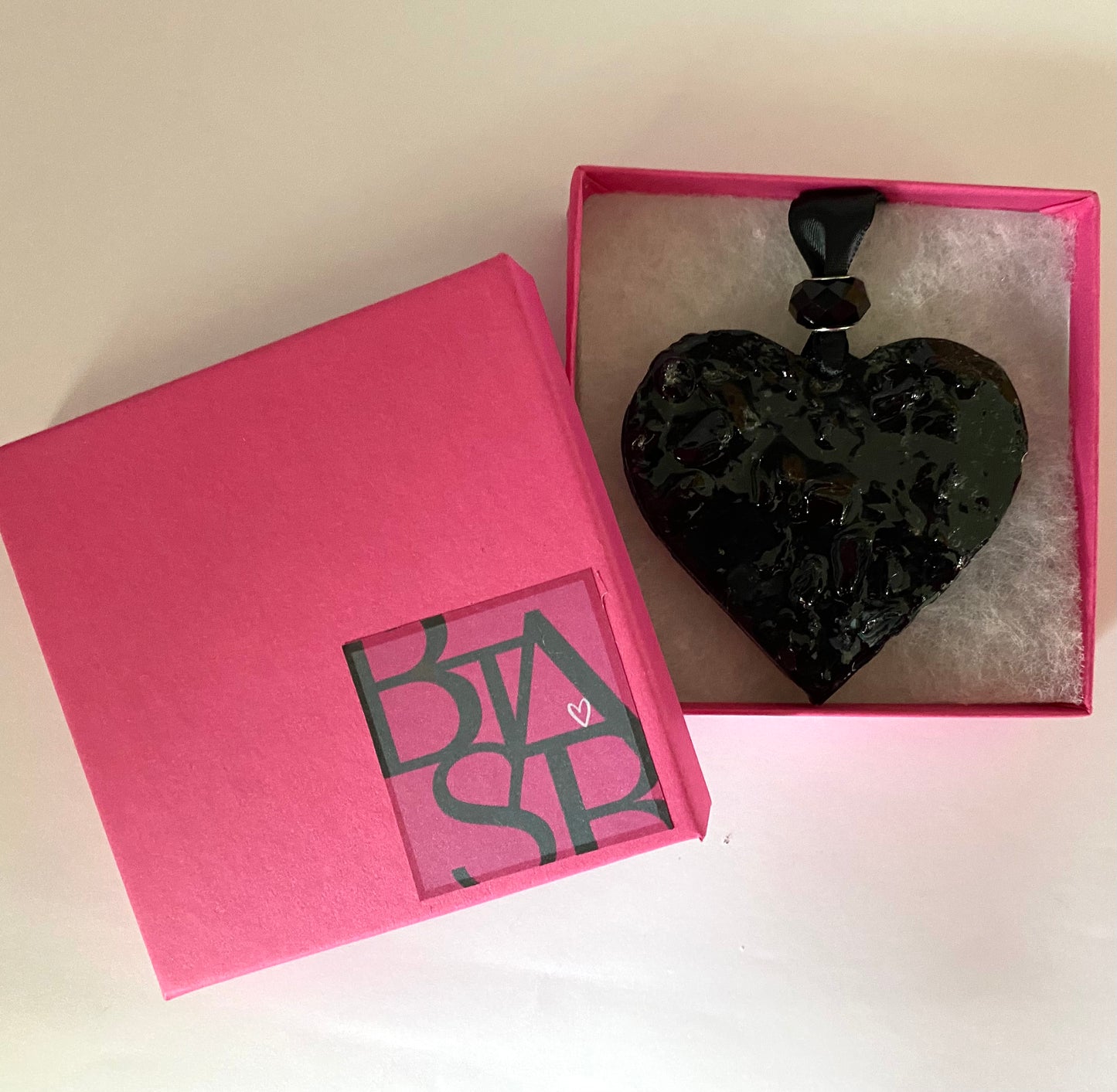 My Black Heart Perfectly Imperfect Heart Ornament