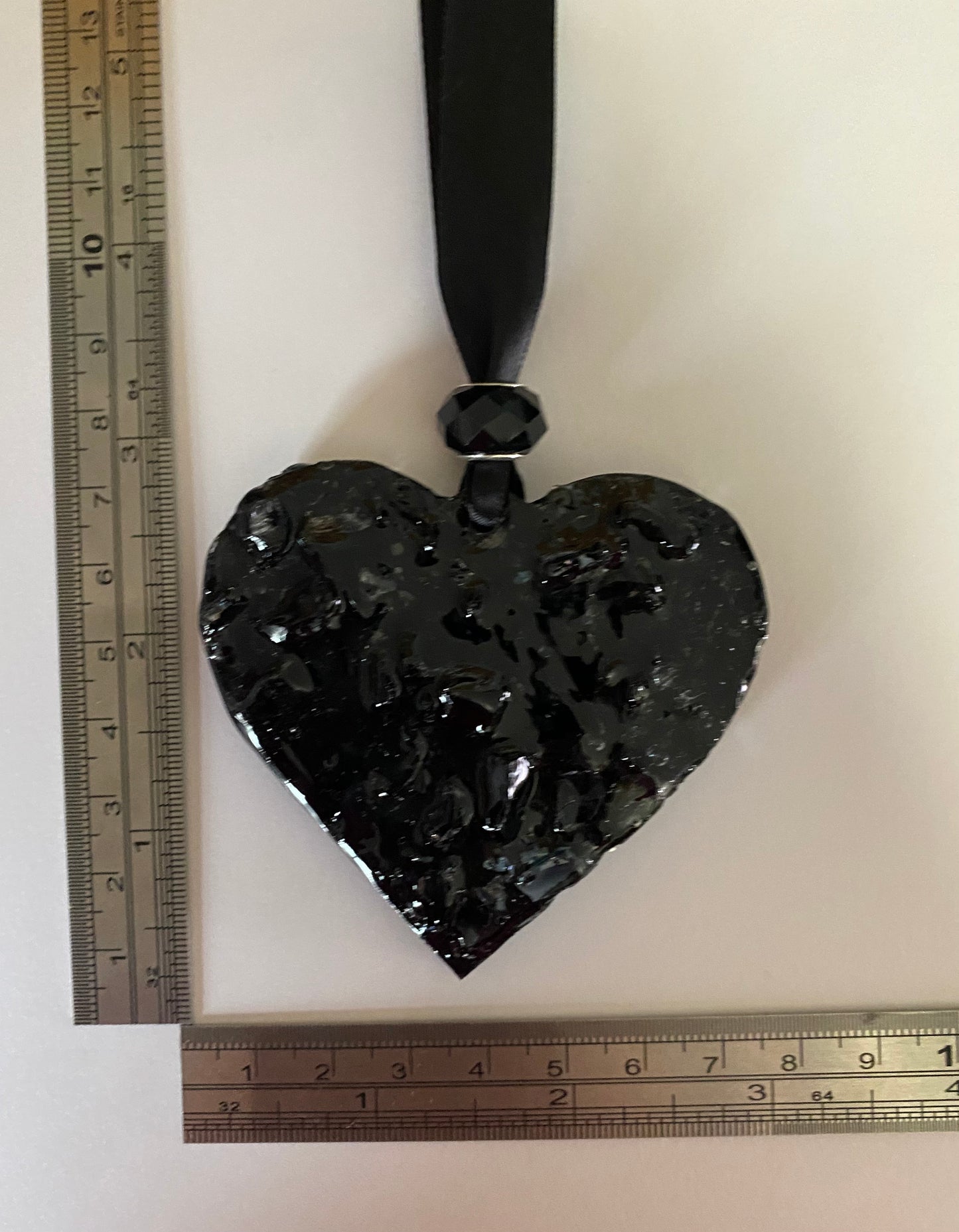 My Black Heart Perfectly Imperfect Heart Ornament